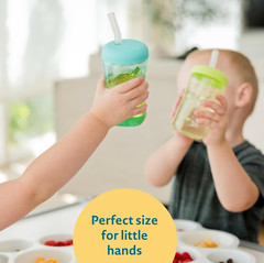 Squeeze & Sip Toddler Straw Cups 7oz 3 Pack Ages 6 Months+ New