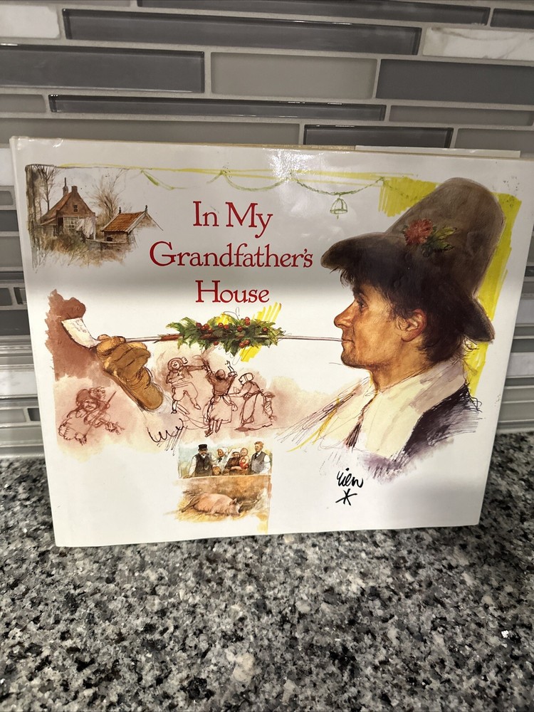 In My Grandfather’s House Rien Poortvliet 1988 Illustrated HCDJ Coffetable Book
