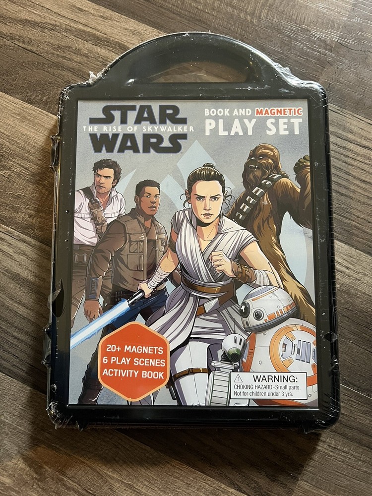 Star Wars The Rise of Skywalker 20+ Magnets Playset Activity Book New Sealed