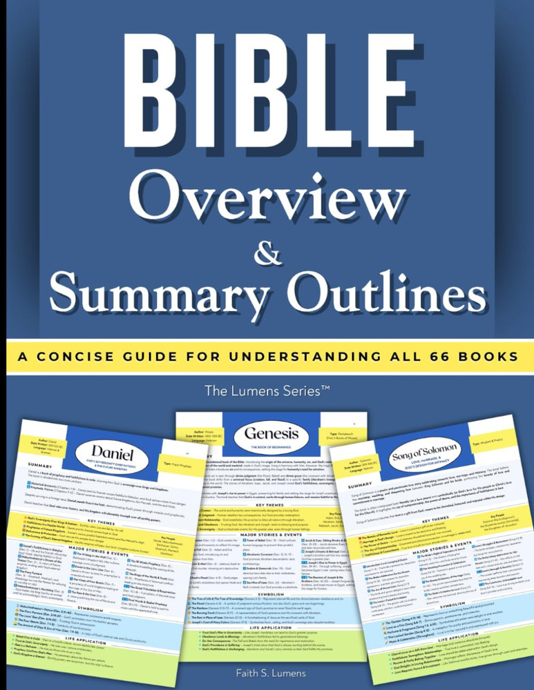 Bible Overview & Summary Outlines: A Quick and Concise Guide for Easy Understand