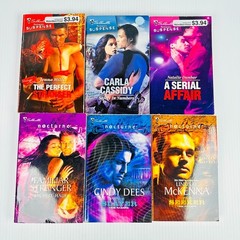 6x Silhouette Romantic Suspense PB Books/Novels – Multiple Titles & Authors