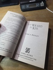 Too Wicked to Kiss, Erica Ridley, 2010, Uk- a Format Paperback, 1st Edition