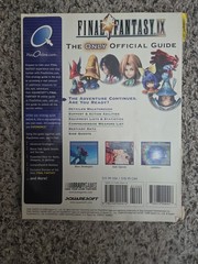 Final Fantasy IX 9 Official Strategy Game Guide Brady Games No Poster
