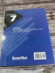 Illustrative Mathematics: Accelerated Grade 7 Units 7-9 Student Edition K Hunt