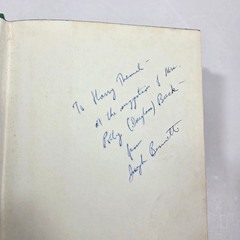 SIGNED Luxury Cruise Joseph Bennett 1962 HC DJ First Edition 1st Printing