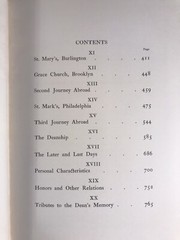 A Memorial Biography of the Very Reverend Eugene Augustus Hoffman 2 vols 1904