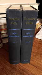 Paradise Falls Vol. 1 &2 By Don Robertson 1968 G.P. Putnam’s Sons HCDJ BCE VG