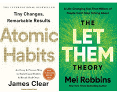 combo of 2 book : The Let Them Theory + atomic habits paperback fast shipping