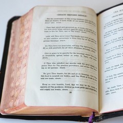 Vtg Holy Bible, International Series KJV Leather Lined Thumb Index John Winston
