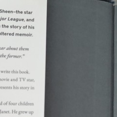 The Book of Sheen: A Memoir Charlie Sheen Hardcover Biography Autobiography