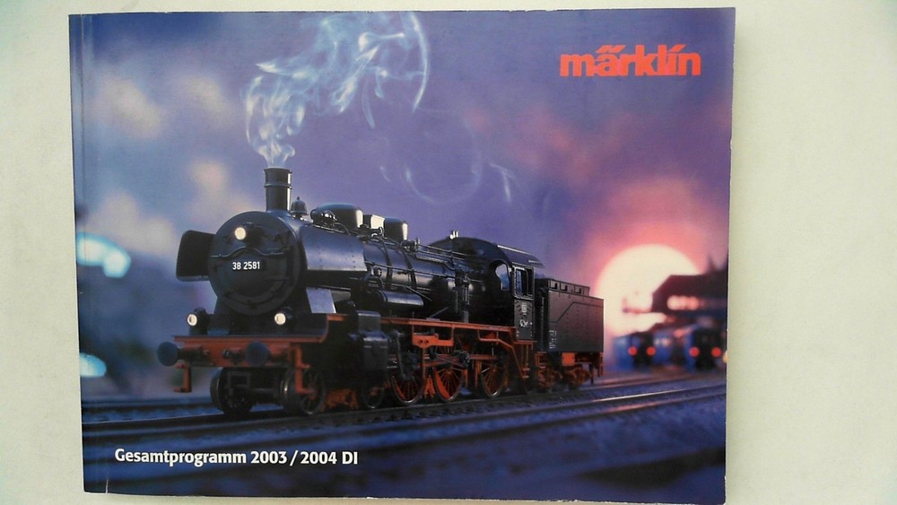 MARKLIN COMPLETE PROGRAM 2003/2004 552 PAGE NEW MODEL TRAIN USA CATALOG SET
