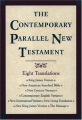 Contemporary Parallel New Testament Bible-PR-KJV/NASB/Ncv/Cev/NIV/Nlt