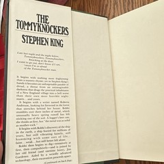 Stephen King The Tommyknockers Hardcover G.P. Putnam’s Sons 1987 Dust Jacket VT…