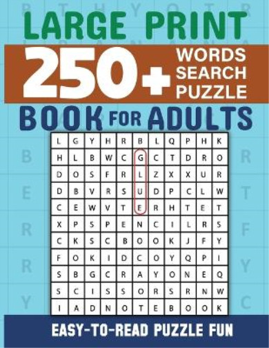 Laura Bidden Word Search Book 250 Word Puzzles with Solutions for Ad (Paperback)