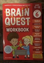 Brain Quest Workbook: 6th Grade (11/12) Edition by Workman Publishing (2023) NEW