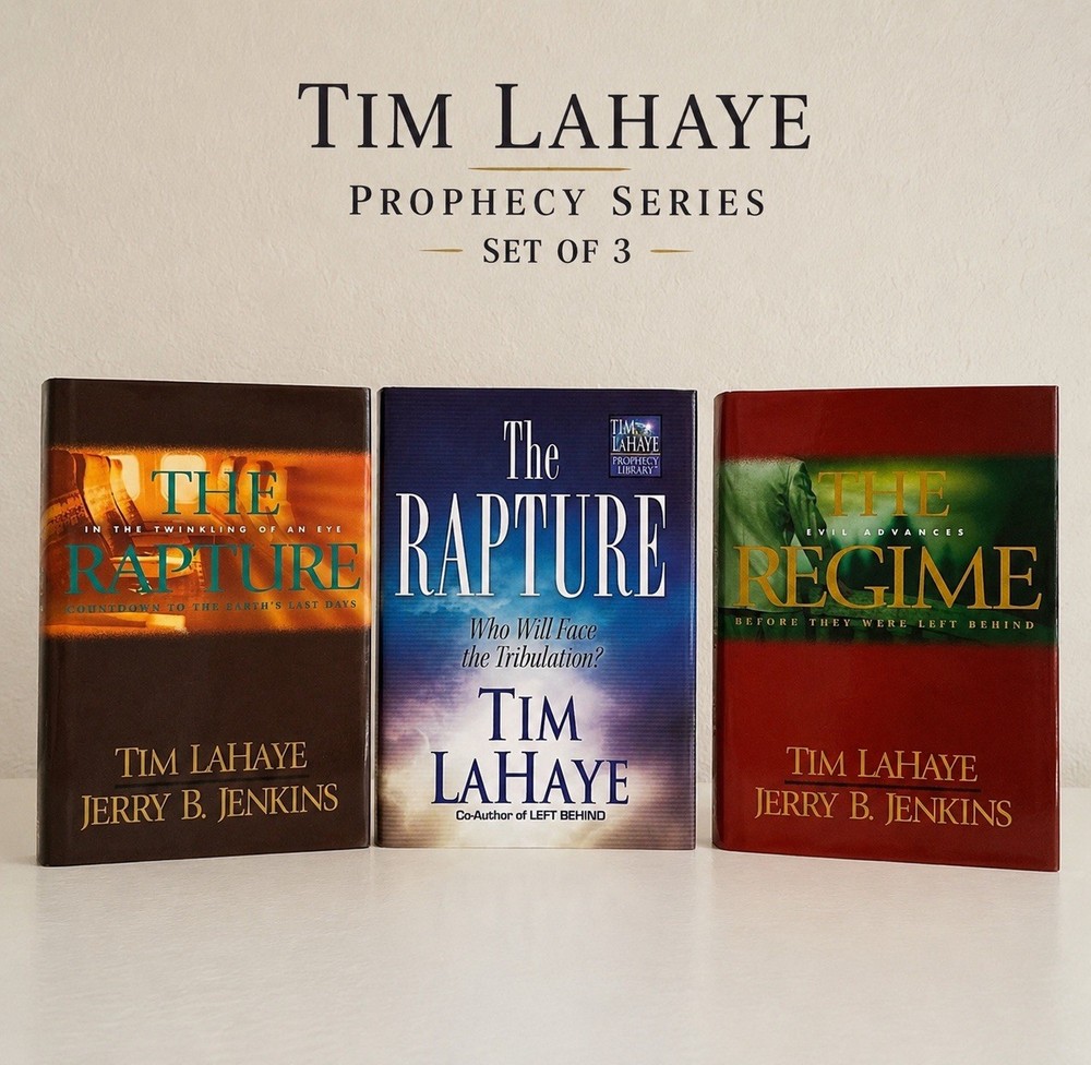 Tim LaHaye Jerry B. Jenkins Book Bundle Set of 3 Hardcover Christian Prophecy