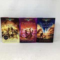 The Kane Chronicles Riordan Complete Series Set 1-3 Hardcover