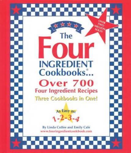The Four Ingredient Cookbooks (2002 Revised Edition) – Hardcover – VERY GOOD