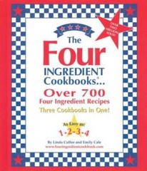 The Four Ingredient Cookbooks (2002 Revised Edition) – Hardcover – VERY GOOD