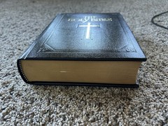 The Holy Bible Douay Rheims Version Catholic 1989 Orthodox Hardcover Black F26