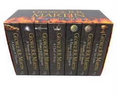 George R.R. Martin A Song of Ice and Fire 7 Book Box Set Never Read Like New