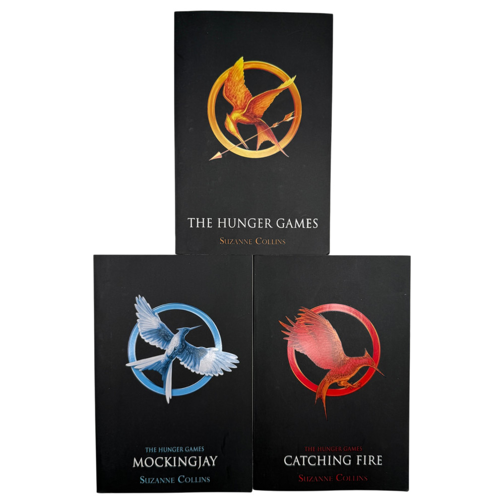 The Hunger Games Trilogy Book Set of 3 Paperback Suzanne Collins Mockingjay Fire