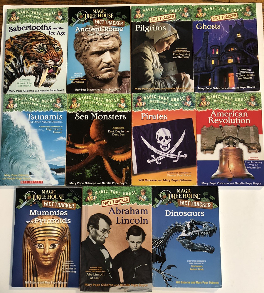 Magic Tree House Research Guide ~ Fact Tracker Series by Mary Pope Osborne 11 Bk