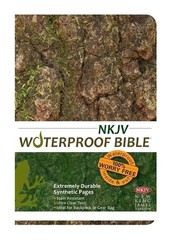 BRAND NEW! RARE NKJV WATERPROOF FULL BIBLE WITH CAMO COVER! PLASTIC PAGES!!!