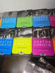 20 Agatha Christie Hercule Poirot & Marple Mystery HC Books Black Dog VG+ Cond