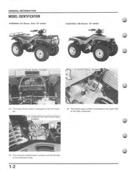 HONDA TRX350 Fourtrax Foreman ATV Service Manual 1985-1989 – WIRE BOUND – COVERS