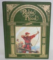 ROBIN HOOD Illustrated Greg Hildebrandt Unicorn, 1991 Genuine Bonded Leather HC