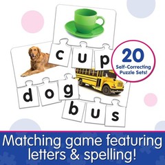 Match It! – 20-Piece Self-Correcting Spelling Puzzles for Little Learners