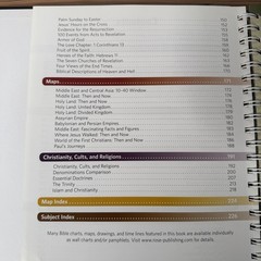 Rose Book of Bible Charts, Maps and Time Lines Full-Color Spiral Bound Foldout