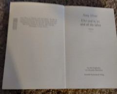 367 PAGE GERMAN LANGUAGE BOOK „DU UND ICH UND ALL DIE JAHRE” AMY SILVER