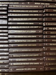 The Louis L’Amour Collection Leatherette Hardcover Books (Sold Individually)