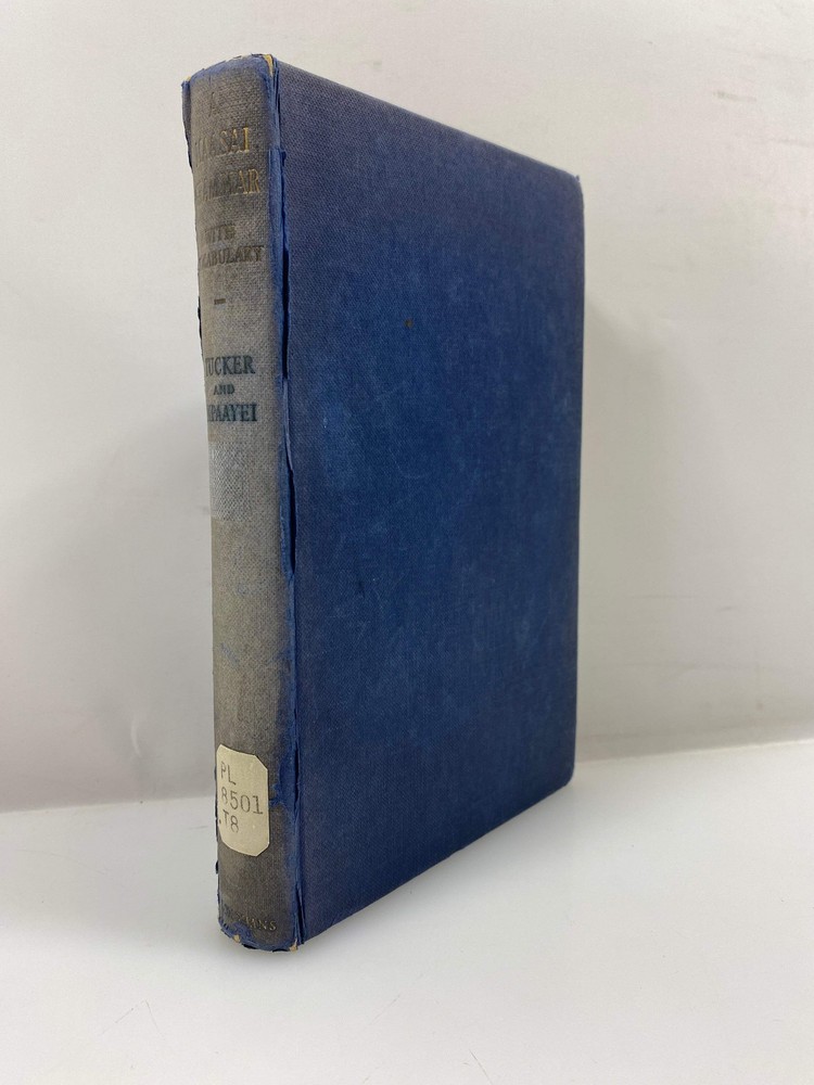 A Maasi Grammar w/ Vocab by Tucker/Mpaayei Ex-library 1955 HC