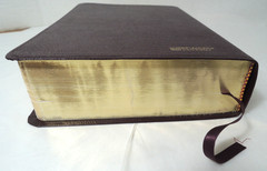 Life Application Study Bible NIV Bonded Leather Thumb Indexed 1991 Red Letter