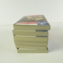 Lot of 6 Vintage Texas Love Stories Lone Star Lullabies Paperback Books