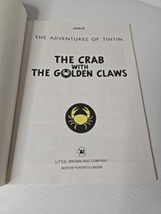Herge The Adventures Of Tintin THE CRAB WITH THE GOLDEN CLAWS