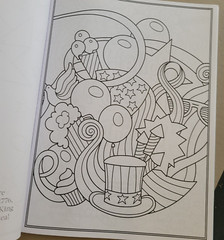4th OF JULY ADULT COLORING BOOK – 2022 CENTENNIAL – 32 FESTIVE COLORING PAGES