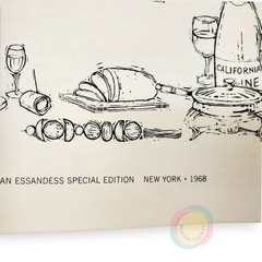 VTG 1968 Favorite Recipes of California Winemakers Cookbook Wine Pairings 60s