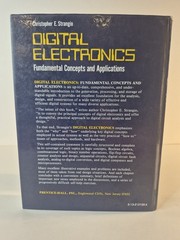 Digital Electronics: Fundamental Concepts – Christopher Strangio – Prentice Hall