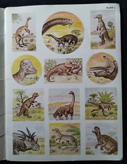 Vintage 1986 48 Full Color Dinosaur Stickers & Seals Kalmenoff Complete FASTSHIP