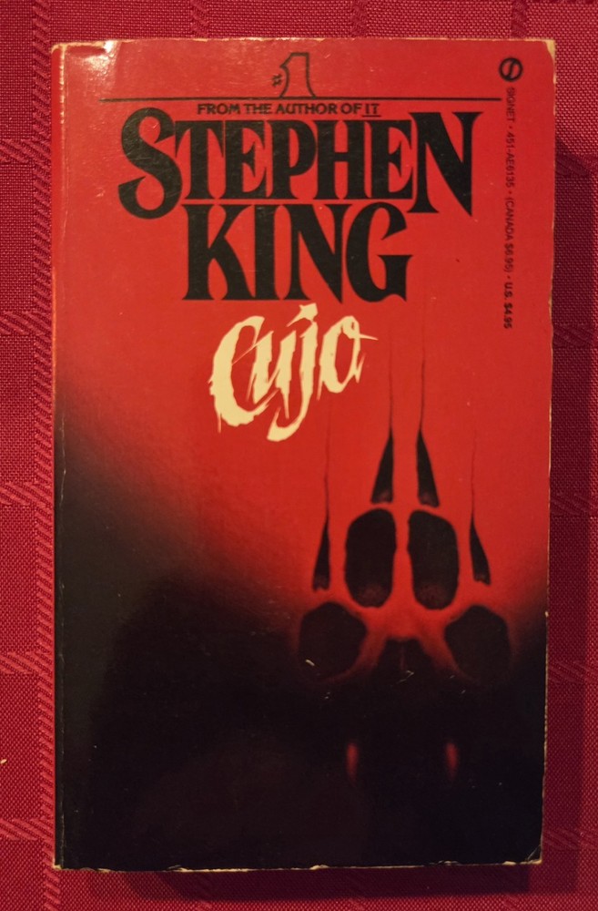 Cujo by Stephen King, Paperback, First Signet Printing, 1982