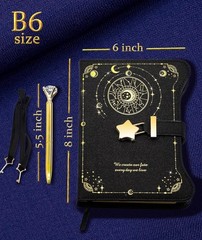 Enchanting Star-Lock Journal with 360 Kraft Pages – Perfect Gift for Her