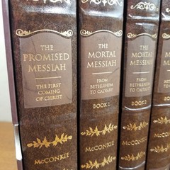 Complete Leather Set 6 Messiah Hardcover McConkie LDS Mortal Promised Millennial