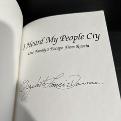 Signed I Heard My People Cry : One Family’s Escape from Russia (Trade PB, 2003)