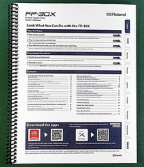 Roland FP-30X Owner’s Instruction Manual: 24 Pages & Protective Covers!