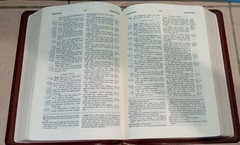 1978 RYRIE STUDY BIBLE KING JAMES VERSION BURGUNDY LEATHER Moody Press Boxed