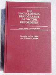 Fagan Moran ENCYCLOPEDIC DISCOGRAPHY OF VICTOR RECORDINGS Vol 2 Matrix Series